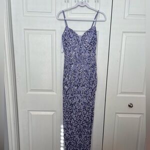 Lovesome Lavender Sequin Dress
